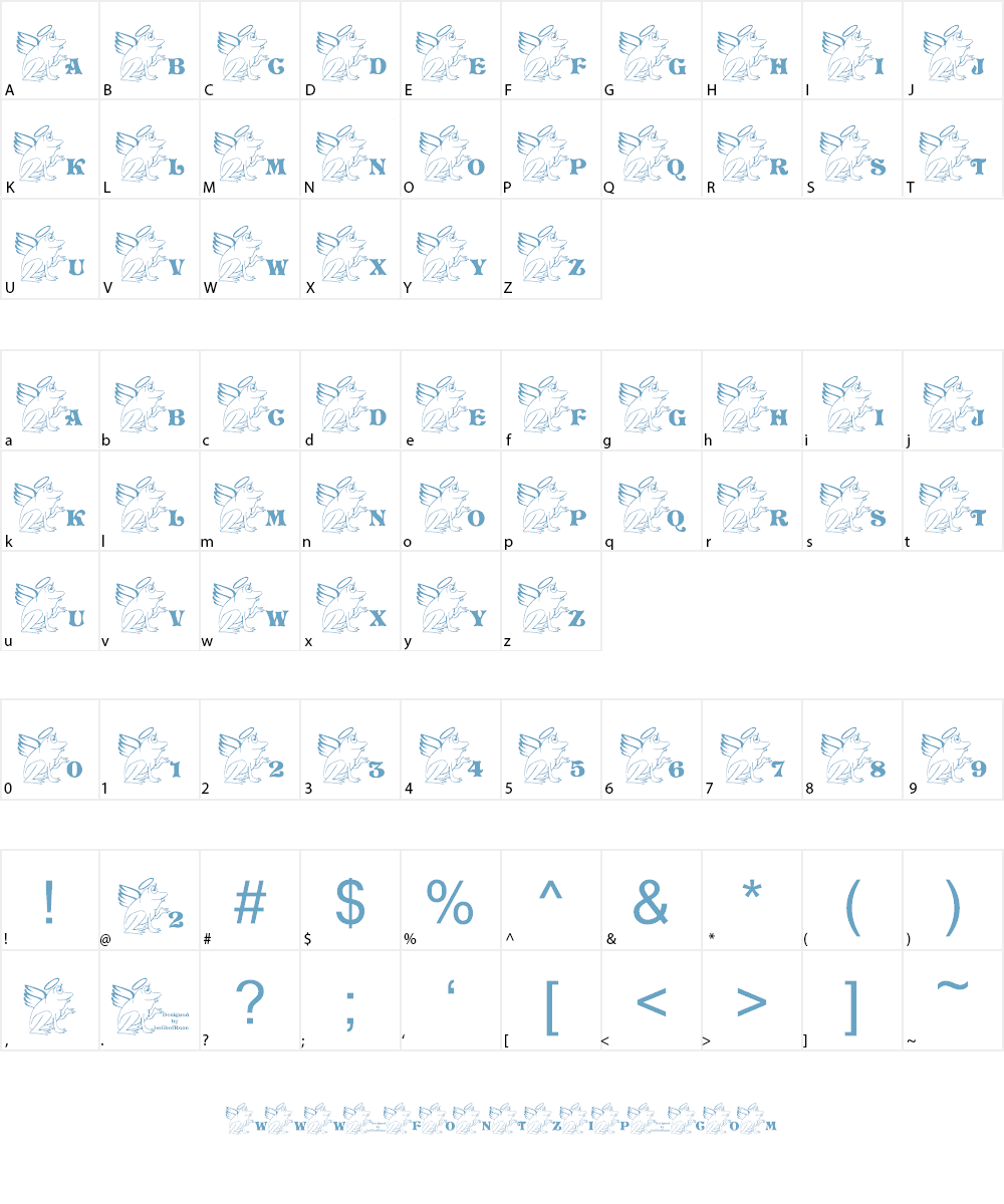LCR Frogii's Angel Font Character